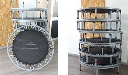 Vente d'un lot de mini-trampolines